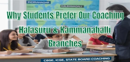 Students attending school coaching classes near me in Indiranagar, Bangalore
